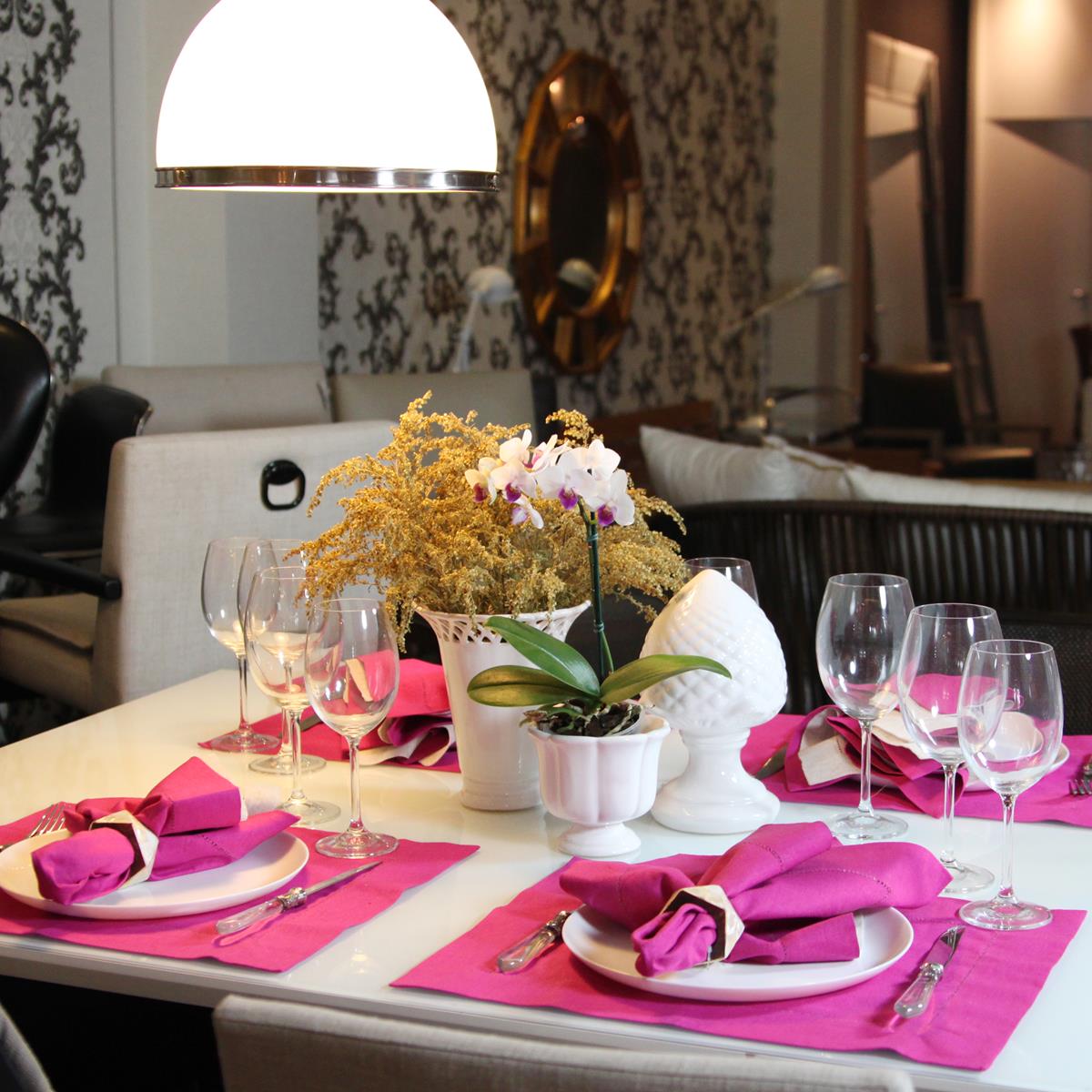 decoração-rosa